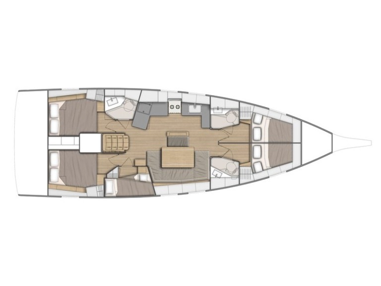 Sailboat rental with or without captain Bénéteau Furnari