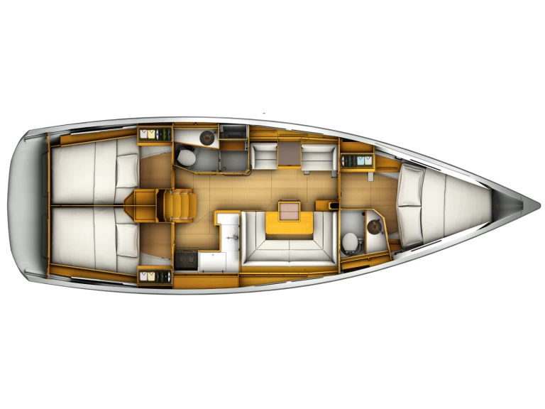 Sailboat rental with or without captain Jeanneau Ao Po