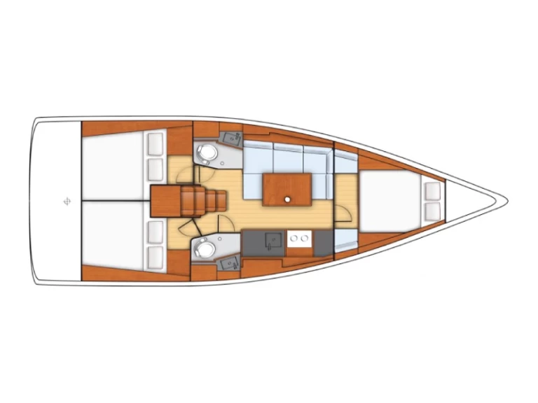 Bénéteau Oceanis 38 charter bareboat or captained in  Cannigione