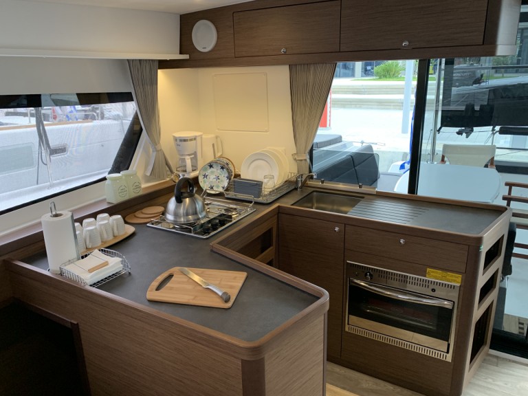 Bareboat Rental Catamaran Lagoon with a boat licence