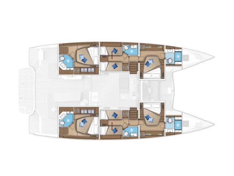 Bareboat Rental Catamaran Lagoon with a boat licence