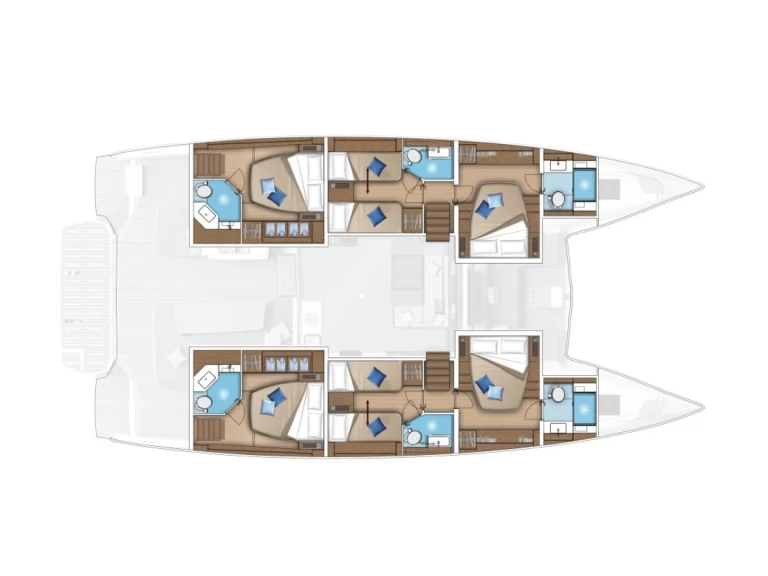 Bareboat Rental Catamaran Lagoon with a boat licence