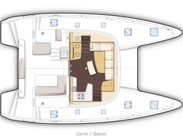 Boat rental Lagoon Lagoon 42 in La Spezia on Samboat