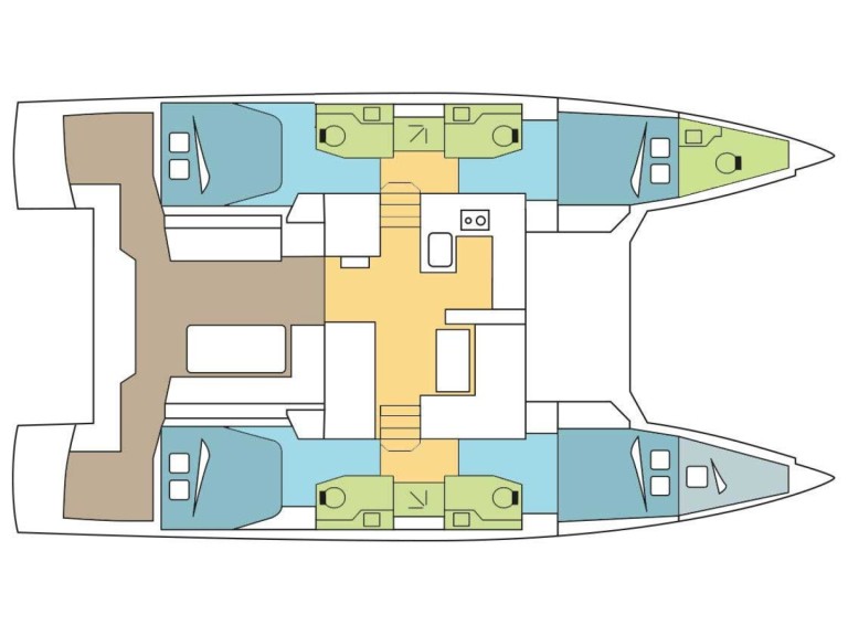 Boat rental Nautitech Nautitech 46 Fly in Puntone on Samboat