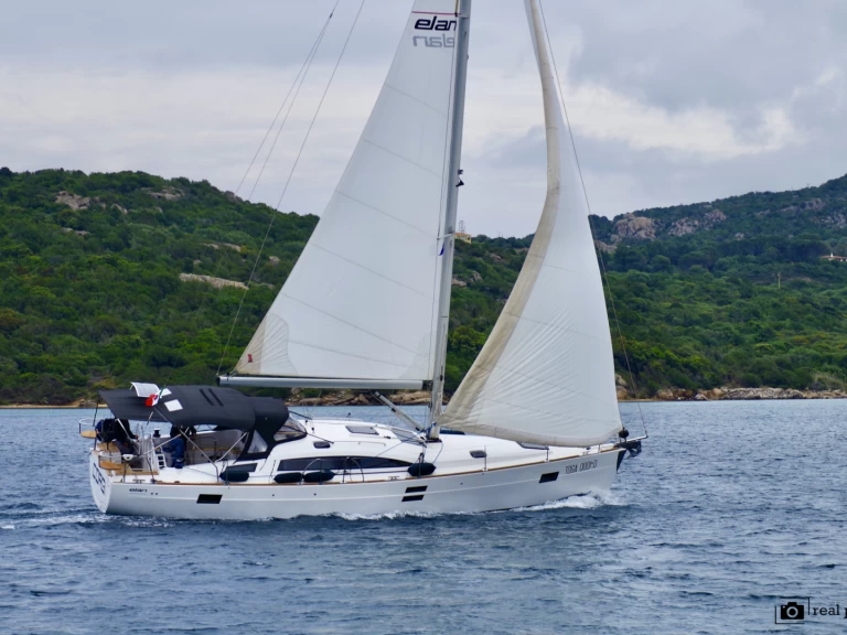 Bareboat Rental Sailboat Elan with a boat licence