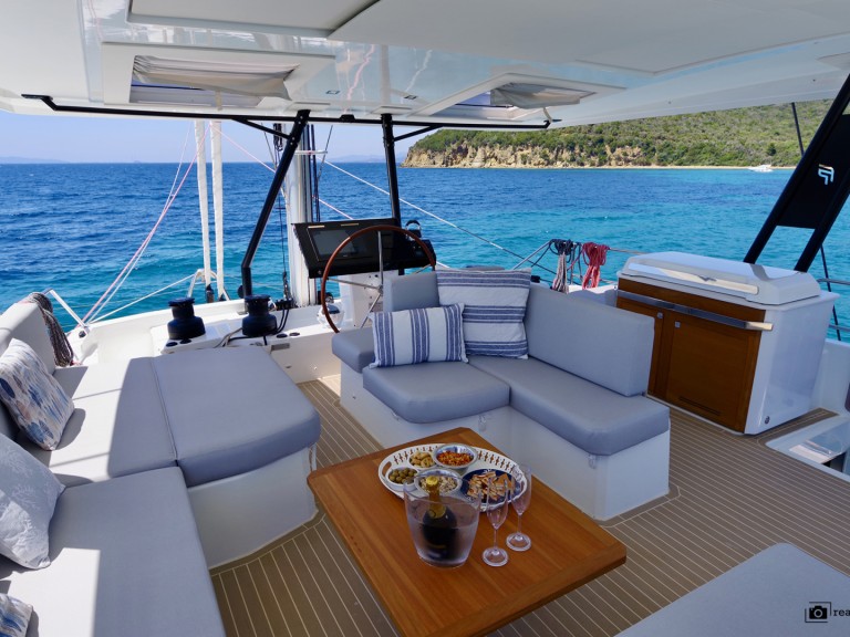 Catamaran rental with or without captain Fountaine Pajot Cannigione