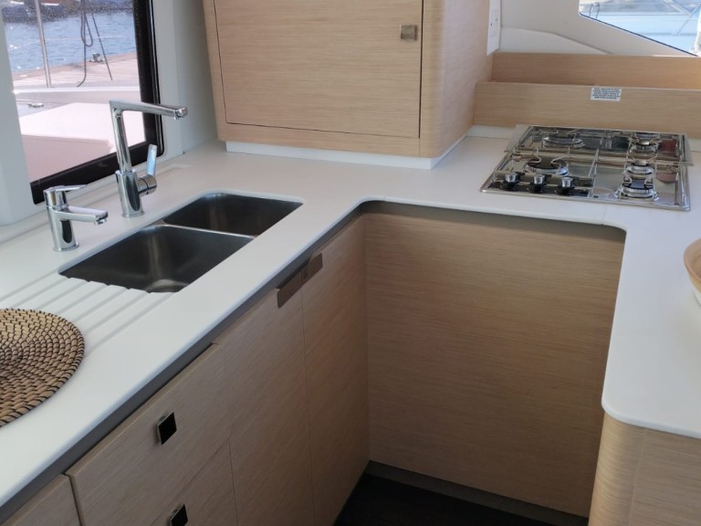 Bareboat Rental Catamaran Fountaine Pajot with a boat licence