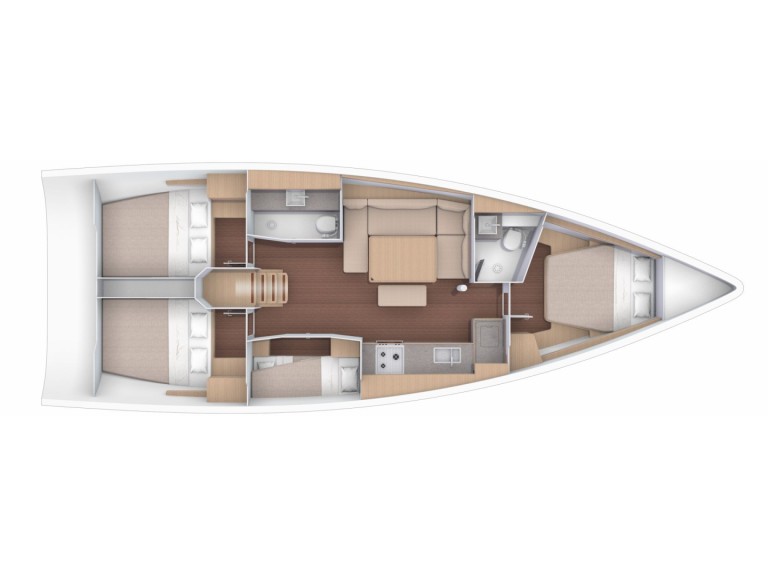 Yacht charter Castellammare di Stabia cheap Dufour 430
