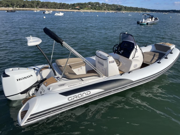 Bareboat Rental RIB Grand Boats with a boat licence