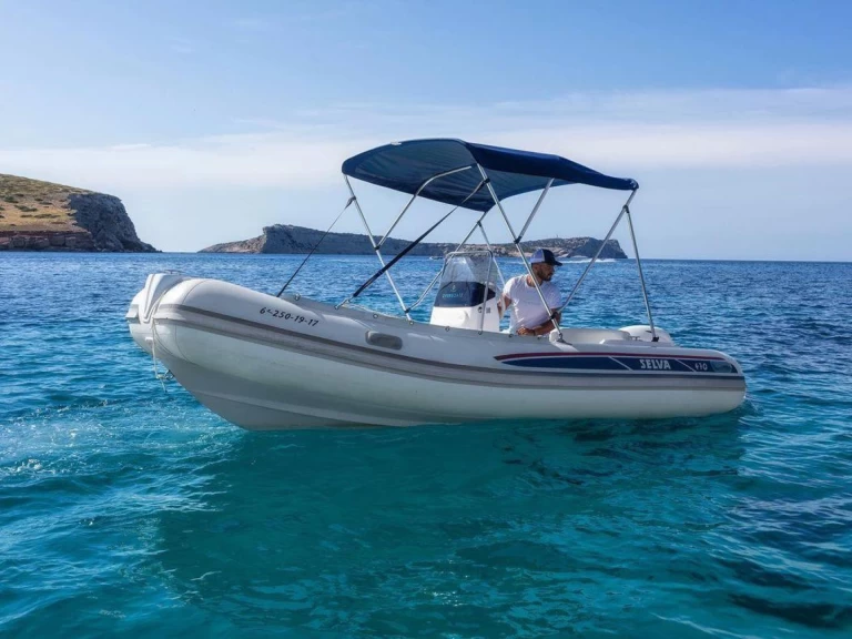 Selva Selva 470 charter bareboat or captained in  Sant Antoni de Portmany