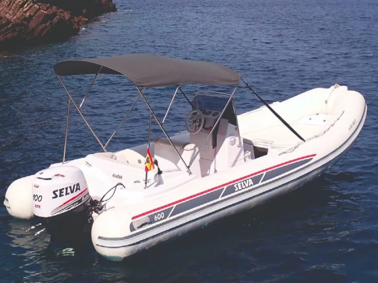 Bareboat Rental RIB Selva with a boat licence