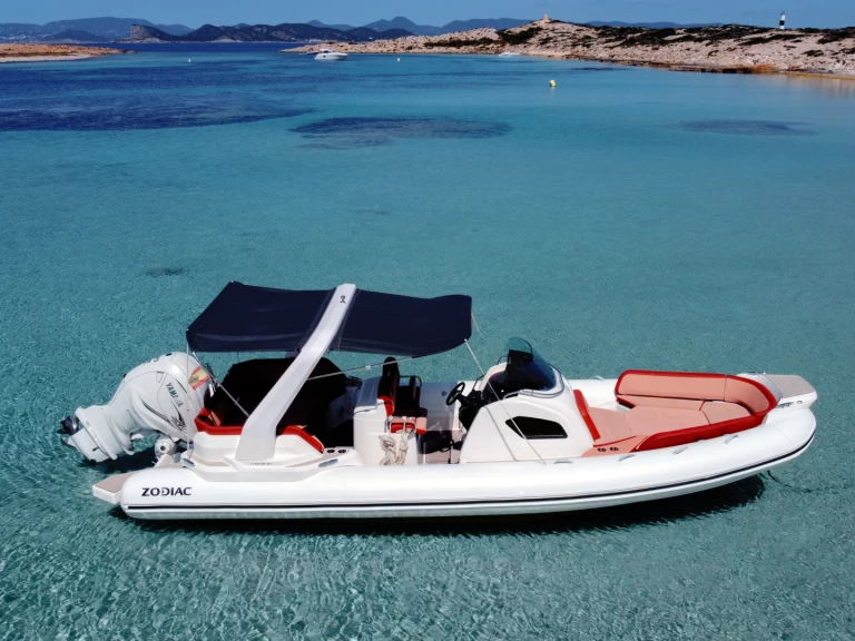 RIB rental with or without captain Zodiac Marina Ibiza