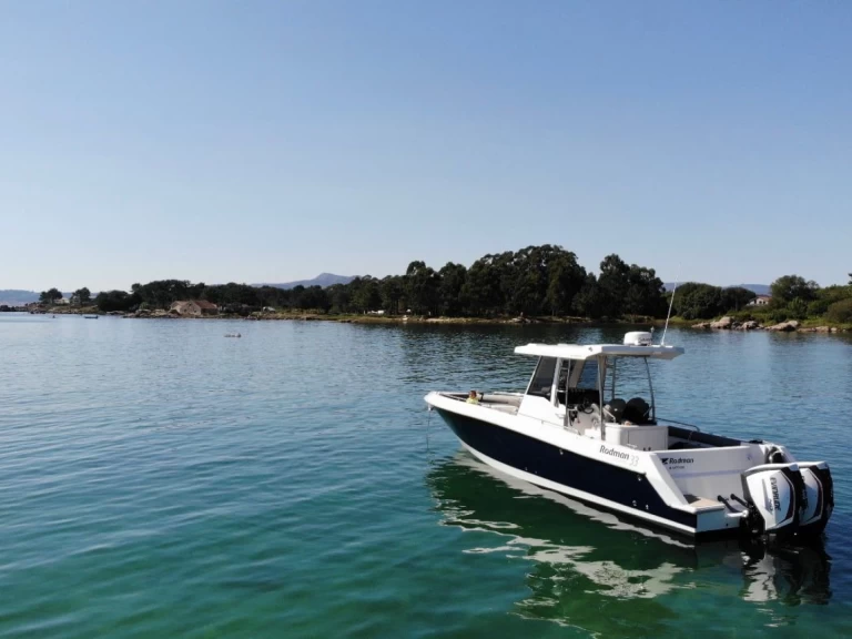 Bareboat Rental Motorboat Rodman with a boat licence