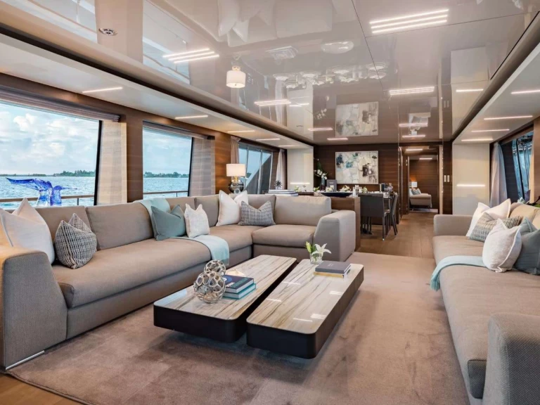 Bareboat Rental Luxury Yacht Custom Line with a boat licence
