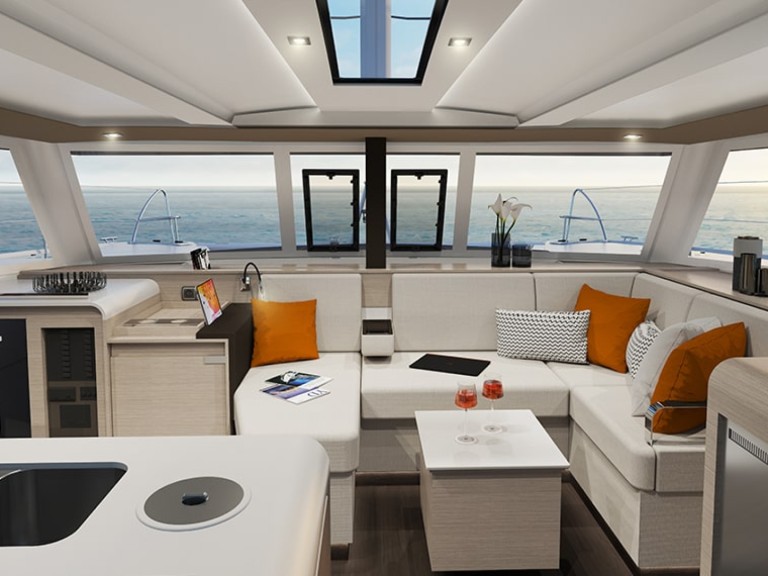 Bareboat Rental Catamaran Fountaine Pajot with a boat licence