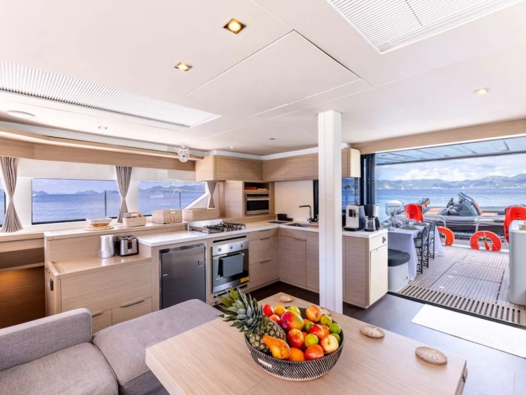 Lagoon VALINOR (Mediterranean) charter bareboat or captained in  Néa Péramos