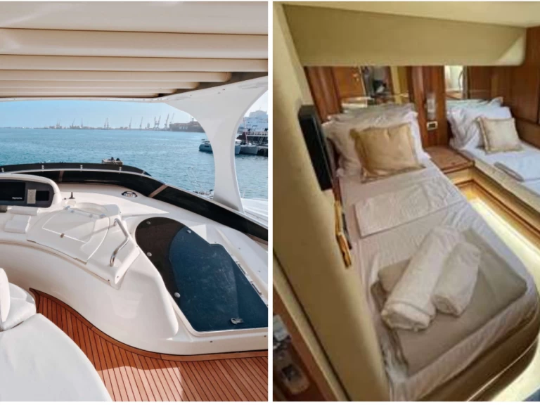 Azimut Azimut 68 charter bareboat or captained in  Vlorë