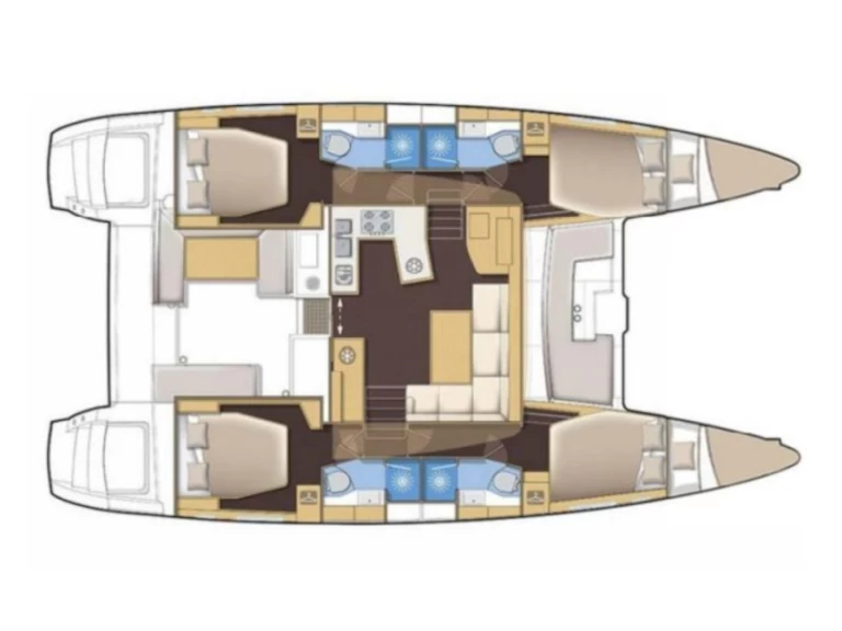 Catamaran rental in Corralejo - Lagoon Lagoon 46