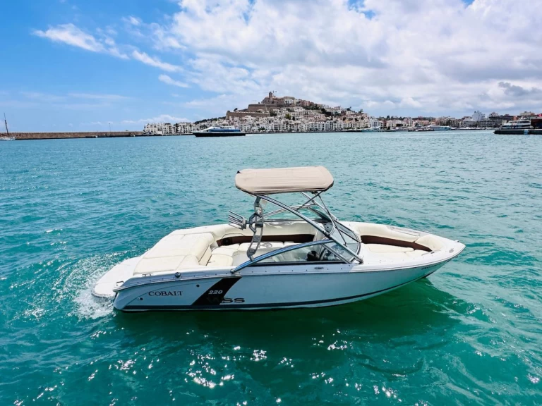 Motorboat rental in Ibiza Town - Cobalt 220