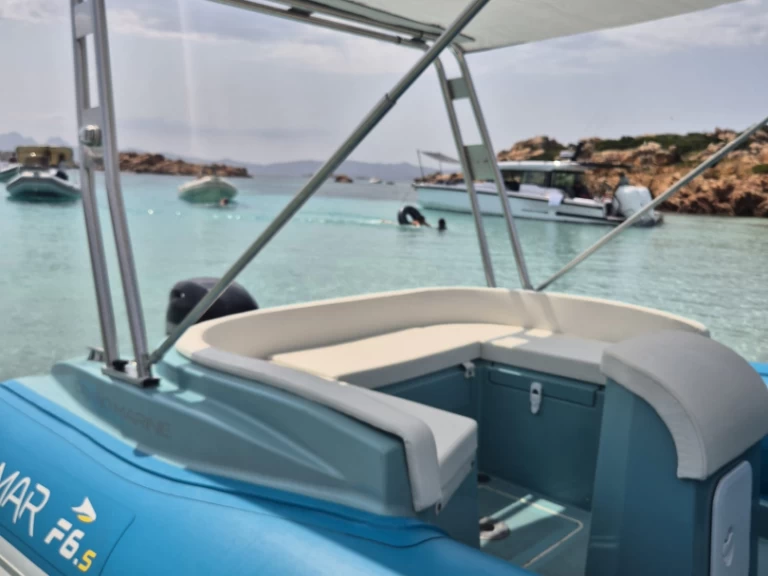 DOMAR F6.5 Tiffany charter bareboat or captained in  Arzachena