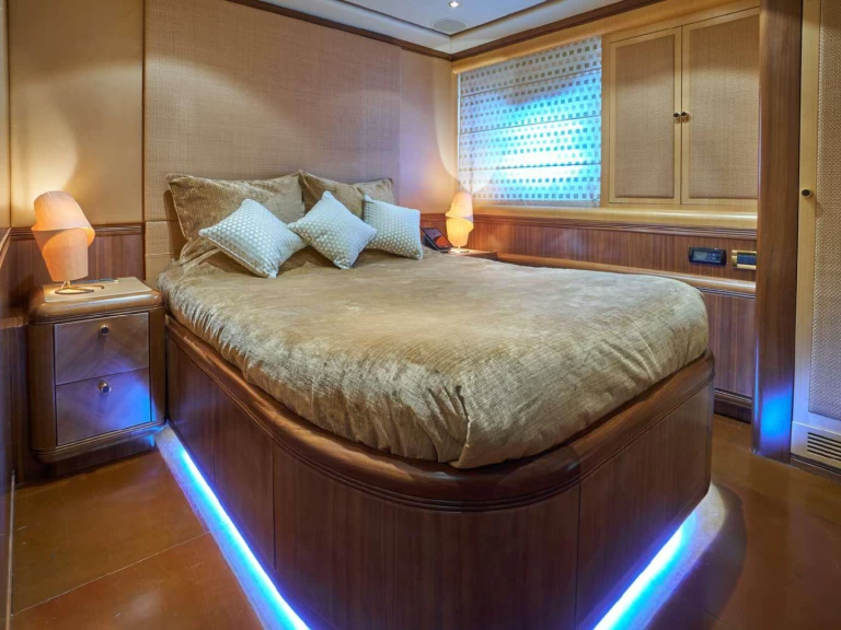 Bareboat Rental Luxury Yacht Mangusta with a boat licence