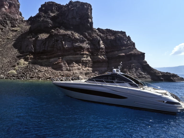 Riva Vertigo 63 charter bareboat or captained in  Limáni Lavríou