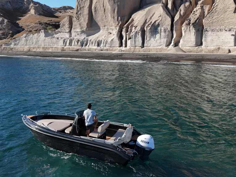 Motorboat rental in Fira - Poseidon Black Edition