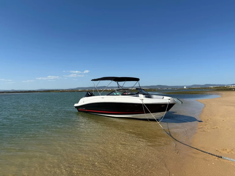 Bareboat Rental Motorboat Bayliner with a boat licence