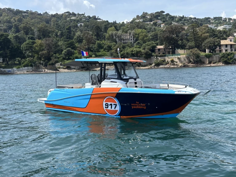 Jeanneau cap camarat 10.5 CC charter bareboat or captained in  Cannes