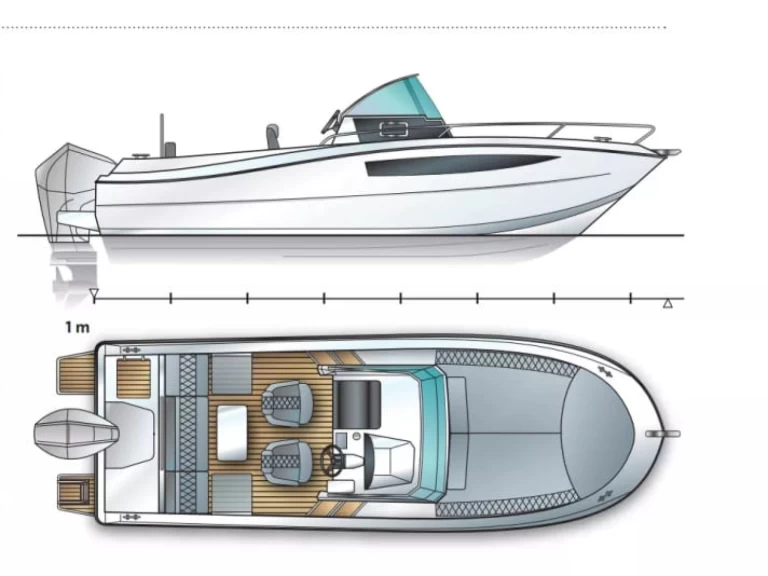 Yacht charter Opatija cheap Atlantic Marine Sun Cruiser 730
