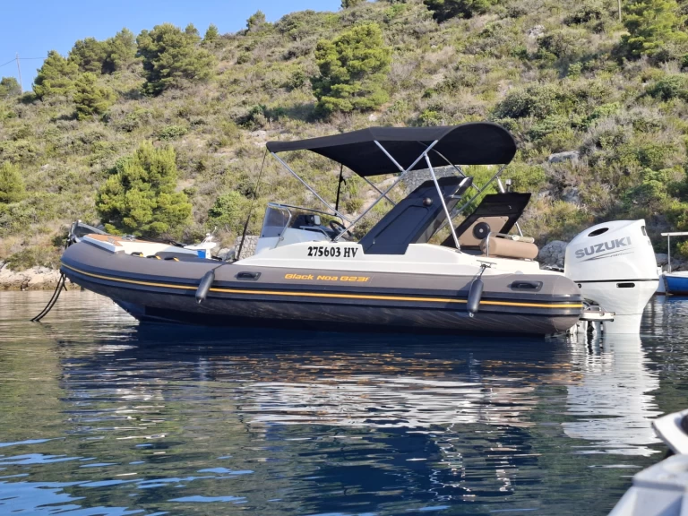 Bareboat Rental RIB Barracuda with a boat licence
