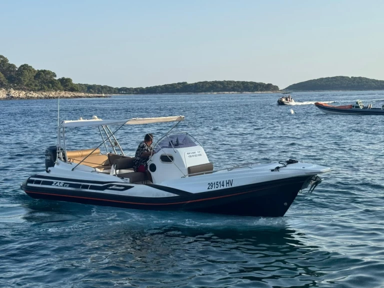 Zar Zar 75 charter bareboat or captained in  Hvar