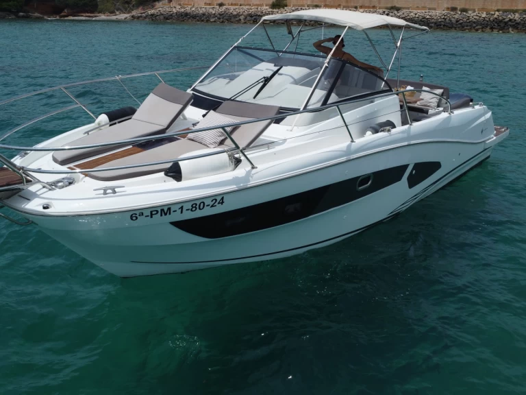 Motorboat rental with or without captain Jeanneau Puerto Portals