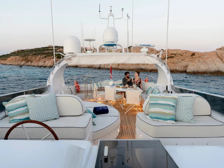 Bareboat Rental Luxury Yacht Fipa Italiana Yachts with a boat licence