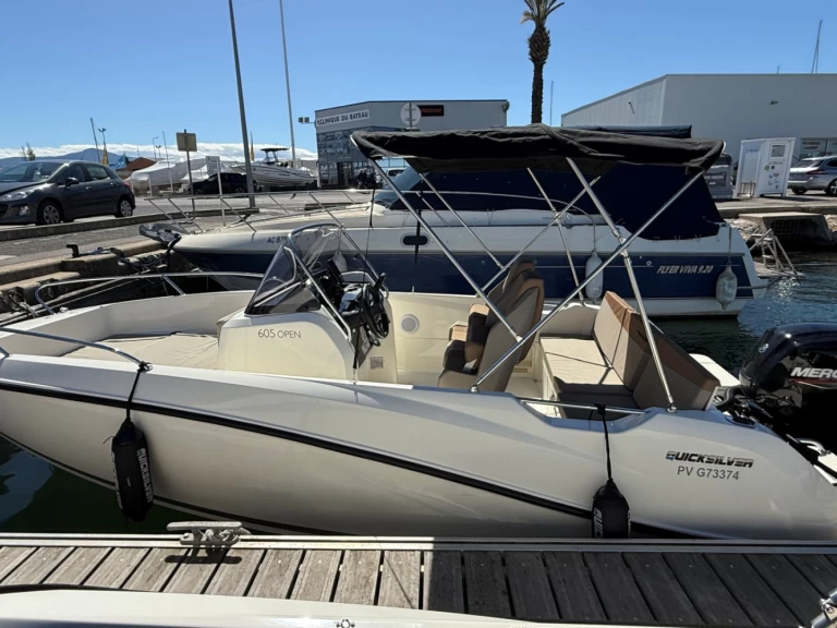 Rent a Quicksilver Activ 605 Open Saint-Cyprien