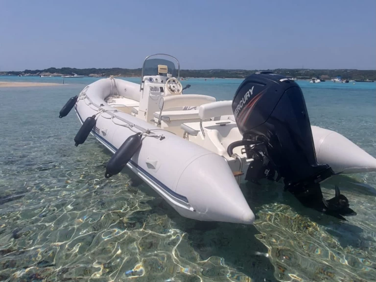 Bareboat Rental RIB Zodiac with a boat licence