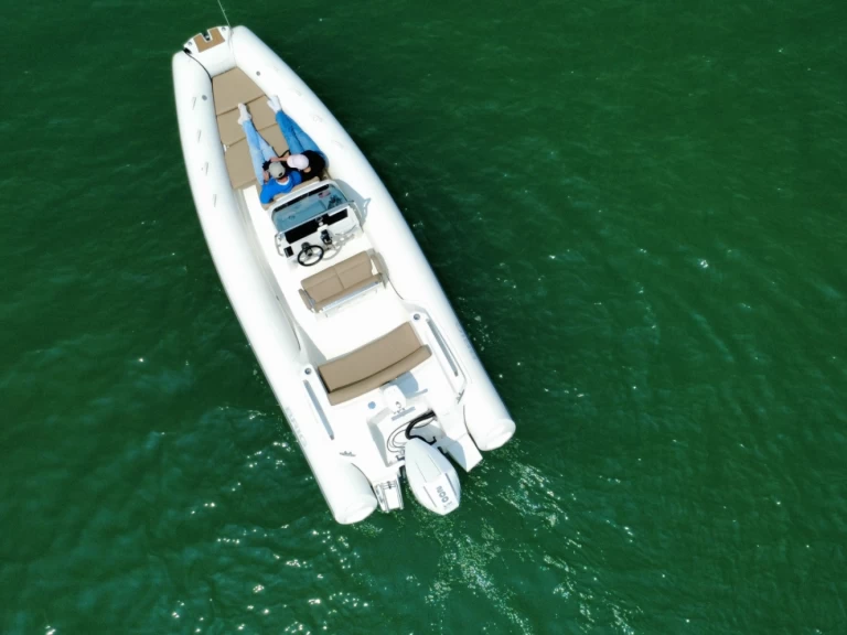 Bareboat Rental RIB Brig with a boat licence