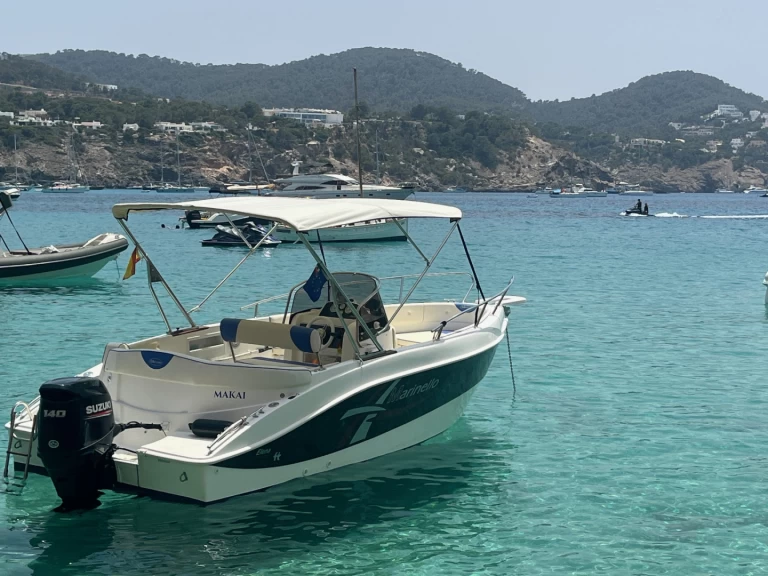 Marinello Marinello 21 charter bareboat or captained in  Cala Vadella