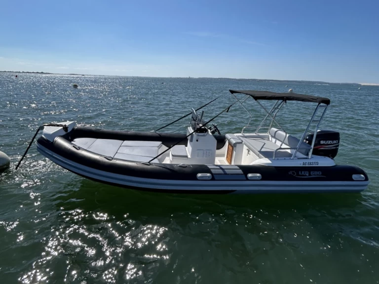Bareboat Rental RIB Nautica Led with a boat licence