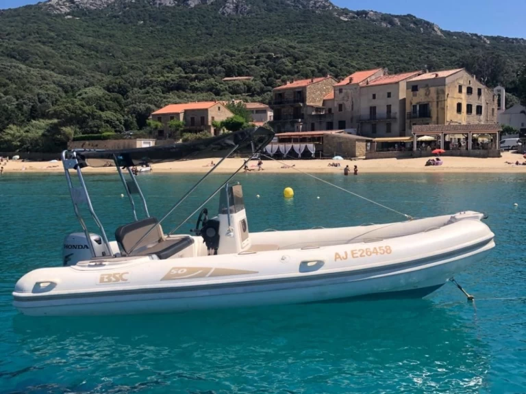 RIB rental with or without captain Bsc Campomoro