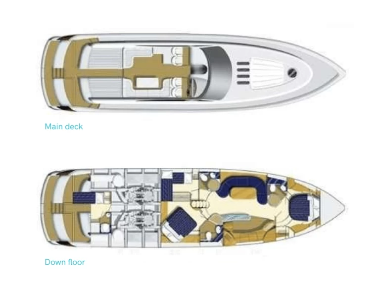 Luxury Yacht rental in Ibiza Town - Princess Princess V65