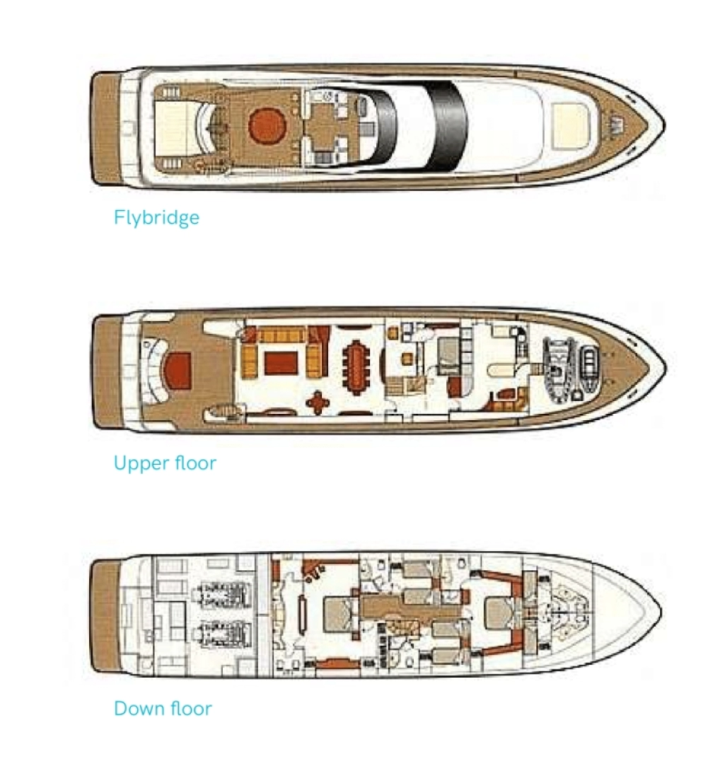 Boat rental Astondoa Astondoa 102 GLX in Ibiza Town on Samboat