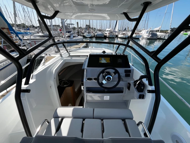 Jeanneau Cap Camarat 7.5 WA charter bareboat or captained in  Port la Forêt