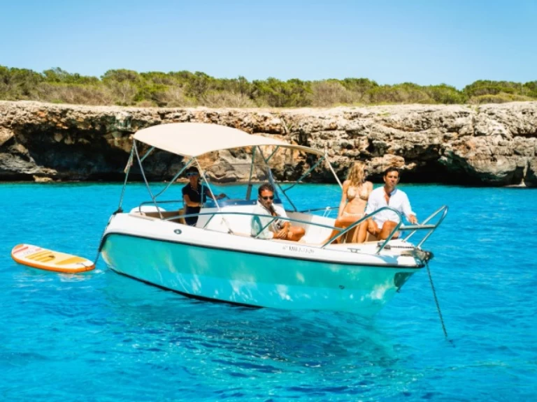Motorboat rental with or without captain Polyester Yacht Ciutadella de Menorca