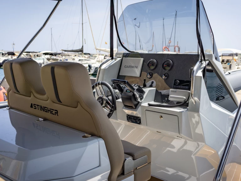 Bareboat Rental RIB Italboats with a boat licence