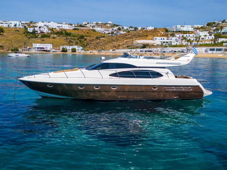 Motorboat rental in Órmos Bay - Azimut Azimut 58