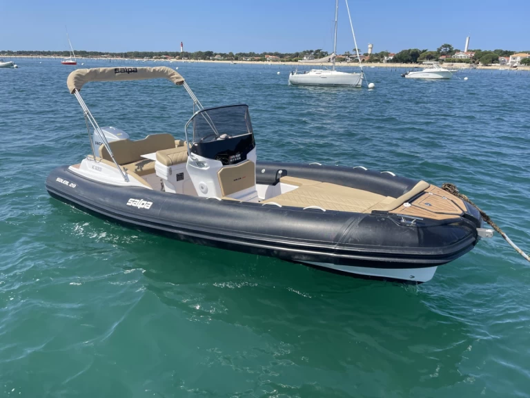 Motorboat rental with or without captain Salpa Cap Ferret