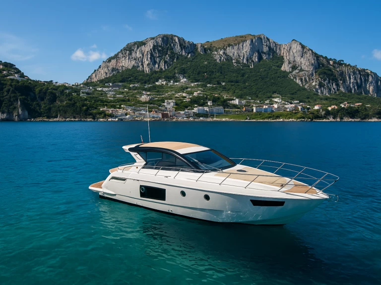 Motorboat rental with or without captain Cranchi Porto di Salerno