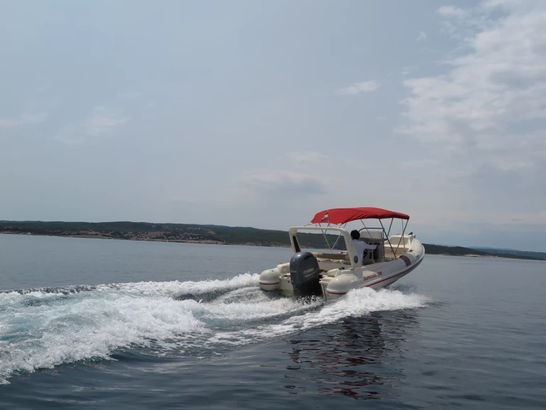 Bareboat Rental RIB Barracuda Yachts with a boat licence
