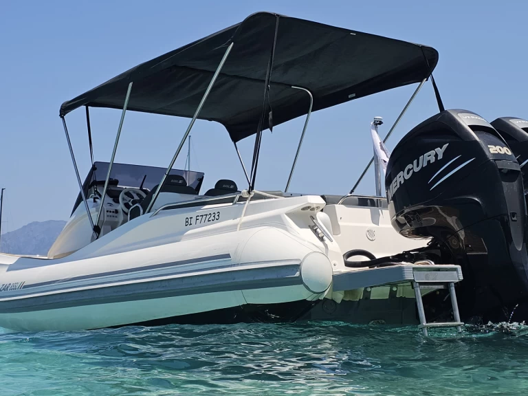 Bareboat Rental RIB Zar with a boat licence